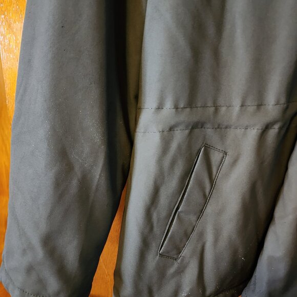 Women's Medium Weatherproof Brown Hooded Faux Fur Lined Zip Up Coat - Picture 7 of 12